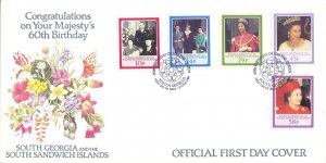 Falkland Islands Scott # 101 - 105 FDC