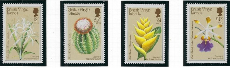 British Virgin Is 585-88 MNH 1987 Botanical Gardens (fe3803)