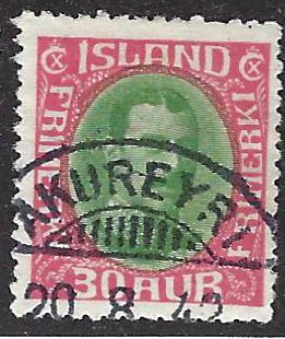 Iceland SC#183 Used F-VF...Worth a Close Look!