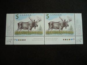 Stamps - Canada - Scott# 1693 - Mint Never Hinged Pair with Plating Information