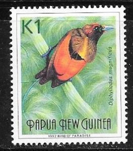 Papua & New Guinea #766 1k Bird  (MLH) CV$2.25