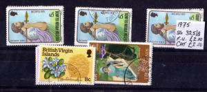 British Virgin Islands 1975 Sets x6 Mint/FU X7836