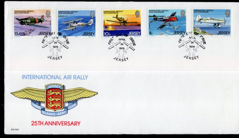 Jersey 208-212 Airplanes U/A FDC