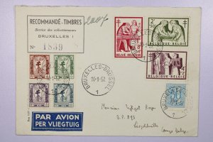 Belgium 1957 Better Registered Cover / Airmail - L39398