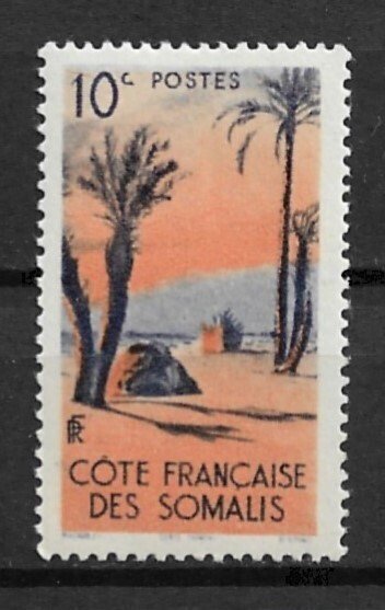 1947 Somali Coast 248 10c Danakil Tent MNH