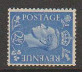 GB George VI  SG 489a UM wmk sideways