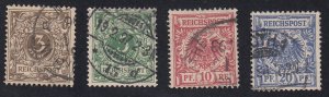 Germany - 1899 - SC 46-49 - Used