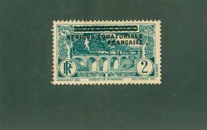 FRENCH EQUATORIAL AFRICA 12 MH T BIN$ 0.50