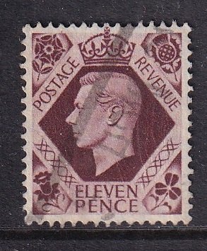 Great Britain   #266   used  1947  George VI  11p