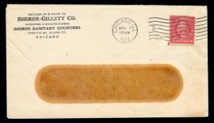 MOMEN: US STAMPS #492 EARLIEST DOCUMENTED USE ON COVER APS CERT