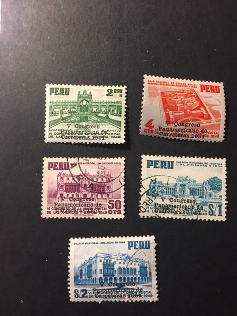 Peru sc 447,448,451-453 MHR+u