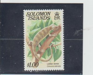 Solomon Islands  Scott#  410  MNH  (1979 Large Skink)