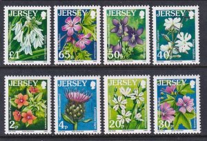 Jersey 1170-1177 Flowers MNH VF