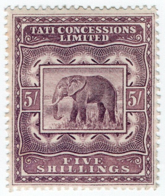 (I.B) Bechuanaland Revenue : Tati Concessions 5/-