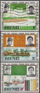 Brunei #168-170 Used