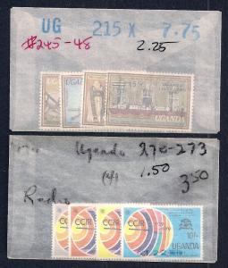 UGANDA (35) All Diff Complete Sets ALL Mint Never Hinged