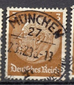 Germany 1936-37 Early Issue Fine Used 3pf. NW-112439