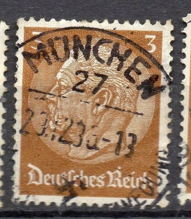 Germany 1936-37 Early Issue Fine Used 3pf. NW-112439