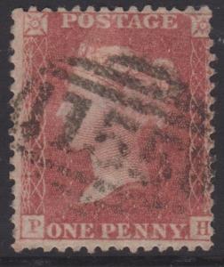 Great Britain QV Sc#20 Used Letters PH