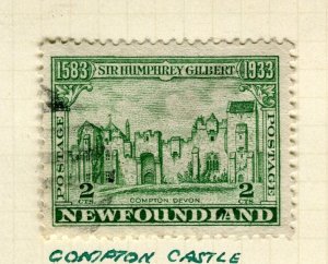 CANADA NEWFOUNDLAND; 1932 early Pictorial issue fine used 2c. value