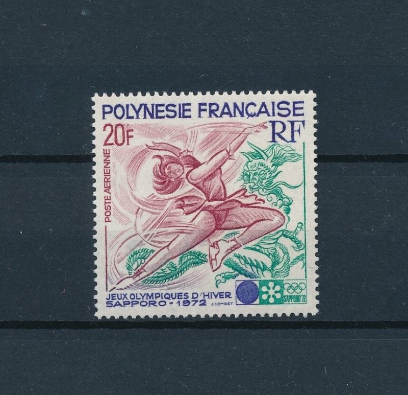 [56352] French Polynesia 1972 Olympic games Sapporo figure skating  MNH