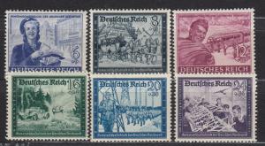 Germany - 1944 Postal service Sc# B272/B277 - MNH (1430)