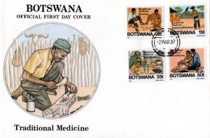 Botswana - 1987 Traditional Medicine FDC SG 608-611