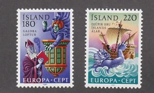 Iceland # 541-542, Europa - Fairy Tales, Mint NH, 1/2 Cat.