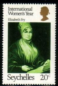 Elizabeth Fry, Intl Women's Year, Seychelles SC#333 MNH