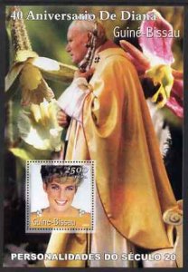 GUINEA BISSAU - 2001 - Princess Diana - Perf Souv Sheet - Mint Never Hinged