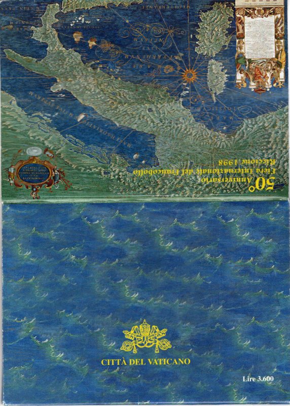 VATICAN Postcard Packet, 8 cards 1998-2000 period