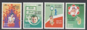 Sri Lanka 761-4 Children mnh