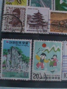 ​KOREA STAMP: 1960-VERY OLD MINT & USED 20 DIFFERENT STAMPS #10453-VF