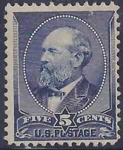 Scott #216 Mint LH OG Fine