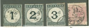 Grenada #J1-J4 Used