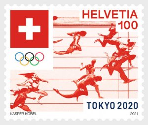 2021 Switzerland Summer Olympics - 2020 Tokyo (Scott 1804) MNH