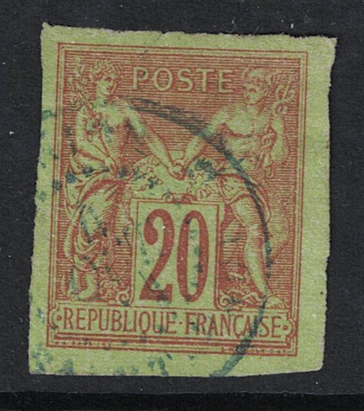 France SC# 99a Imperf Single Used - S29039