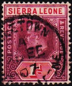 Sierra Leone. 1903 1d S.G.87 Fine Used