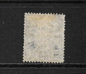 FALKLAND IS 1891-02   4d  BROWNISH BLACK  QV  FU SG 31