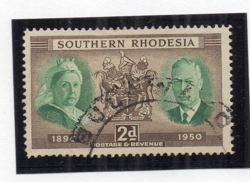 Southern Rhodesia 1950 Early Issue Fine Used 2d. NW-199739 