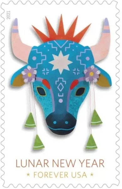 Lunar New Year Ox 2021 Forever Stamps