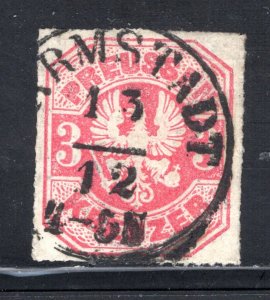 Prussia #25 Used  VF.  CV $27.50 ...  5170023