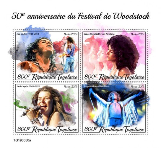 Stamps TOGO 05 11 2019 Code: TG190544a-TG190564b - Woodstock