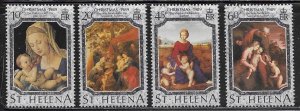 St Helena Scott #'s 515 - 518 MNH