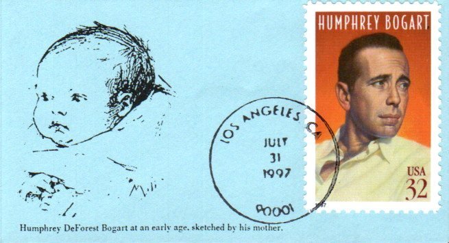 #3152 Humphrey Bogart Mini Special FDC