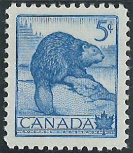 Scott: 336 Canada - Wildlife -Beaver - MNH