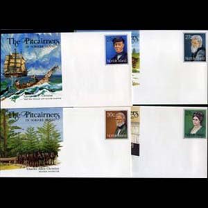 NORFOLK IS. 1984 - Pre-stamped Cover-Persons Set of 4