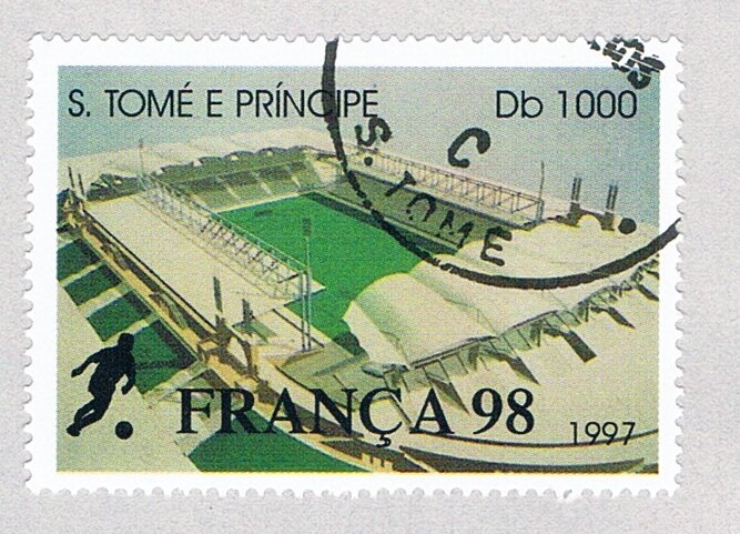 St Thomas & Prince  Used Stadium A 2 1998 (BP81003)