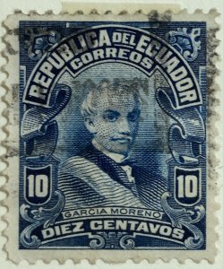 AlexStamps ECUADOR #210 VF Used 