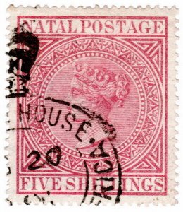 (I.B) Natal Revenue : Duty Stamp 5/-